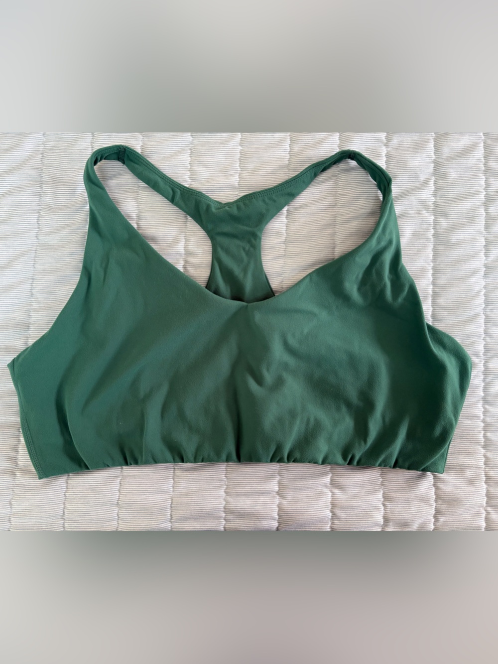 Racerback Light-Support Sports Bra in Dark Green